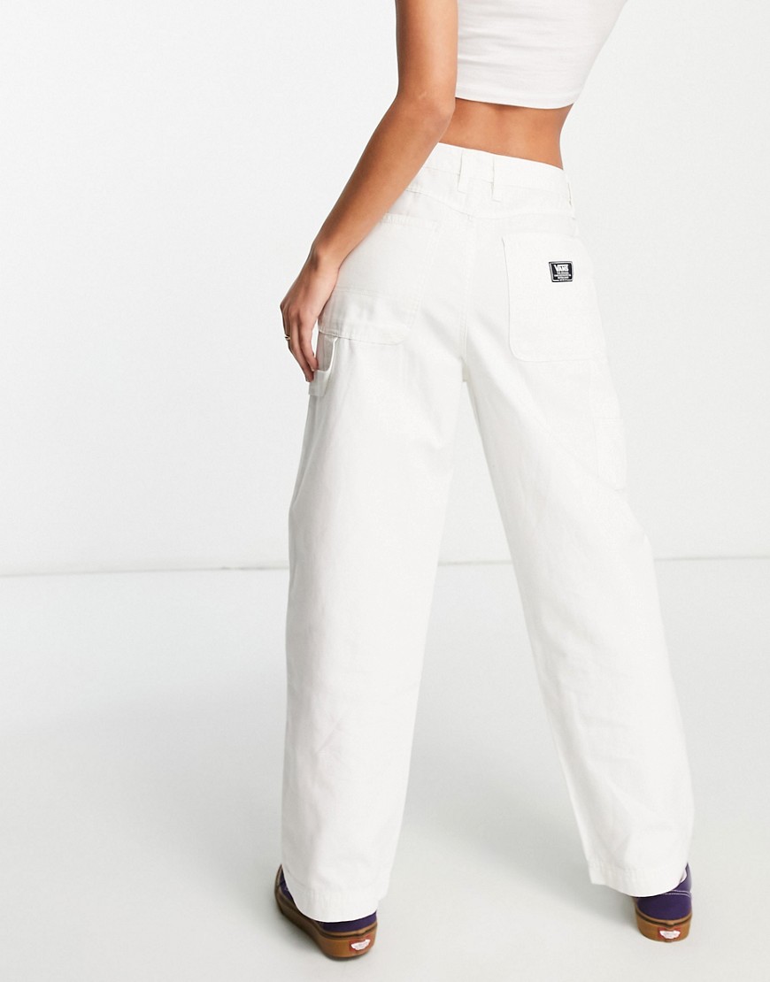 Ground work trousers in white