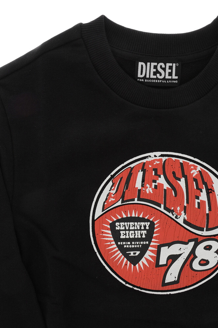 Kids Black Logo Sweatshirts 1