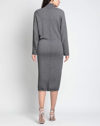 Woman Midi dress Charcoal Size XS Cashmere