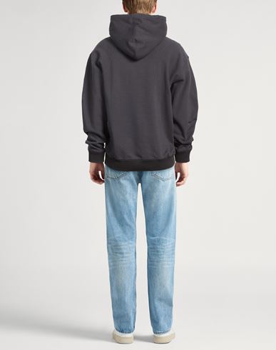 Man Sweatshirt Charcoal Size 38 Cotton, Elastane
