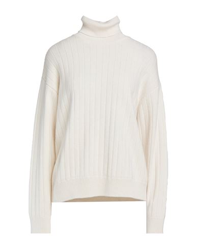 Woman Turtleneck Ivory Size L Wool, Cashmere, Polyamide