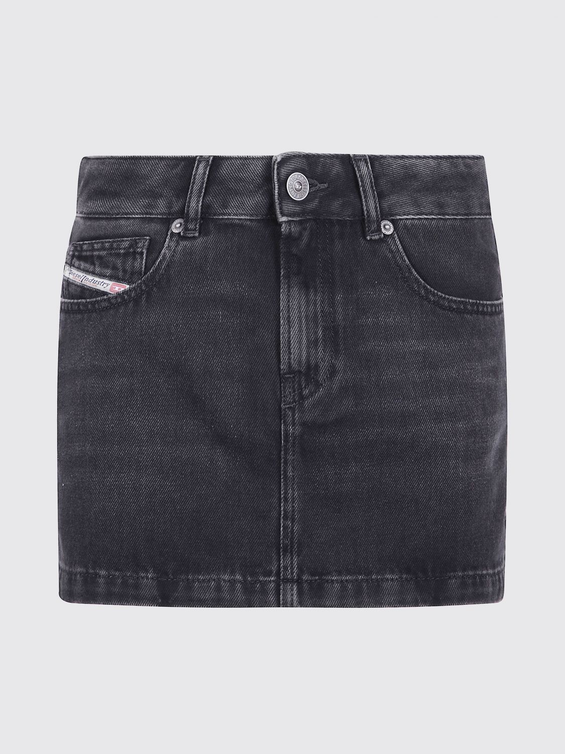 De-Ron denim miniskirt - Black