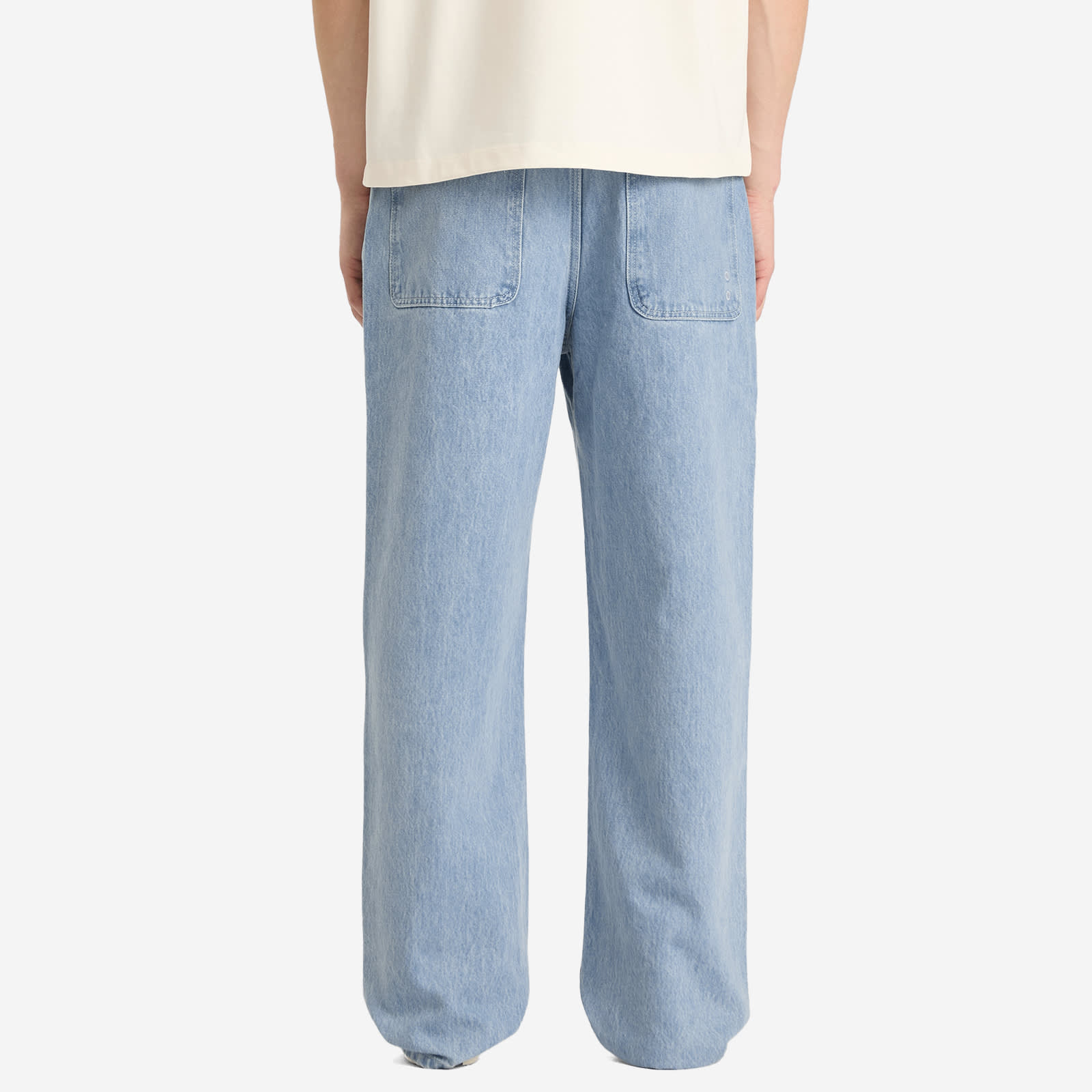 Men's Relaxed Denim Jean Light Blue Wash