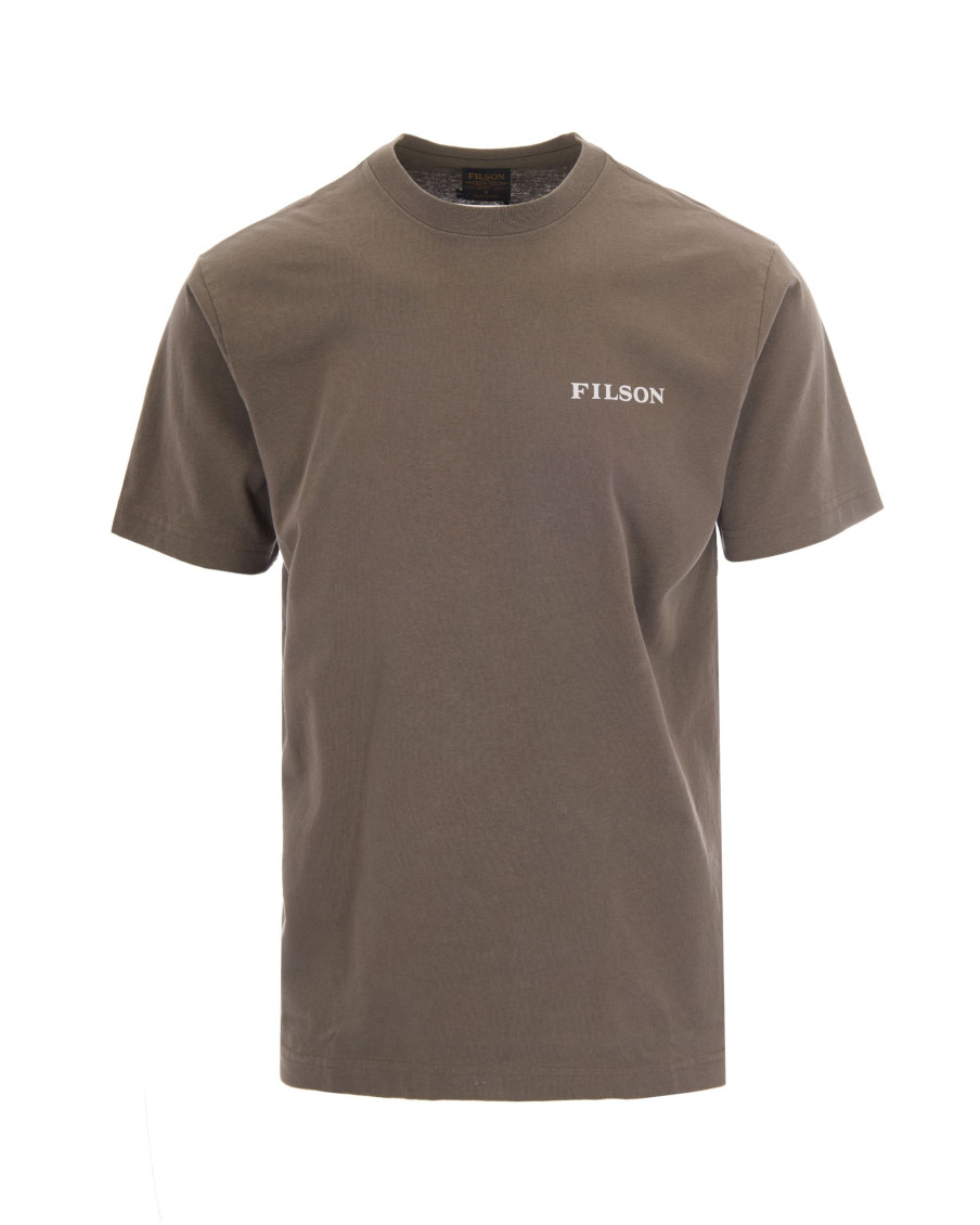 Brown Logo Crew Neck T-Shirt