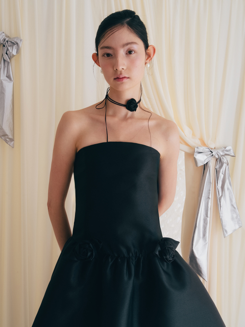 Bridal Rose Garden Dress_Black