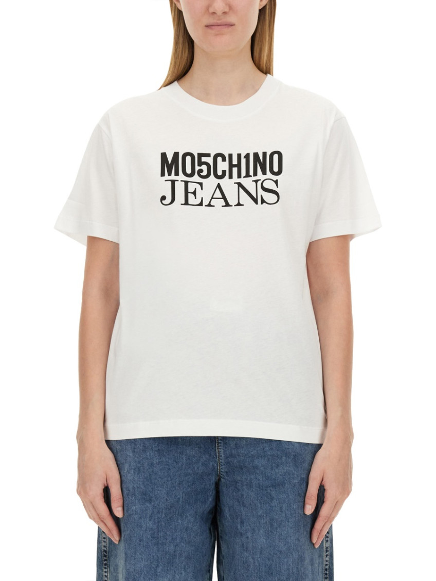 Moschino - logo crew neck t-shirt