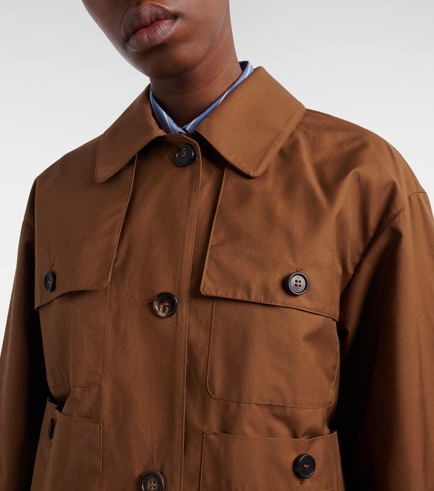 The Cube Bouquet cotton-blend twill jacket