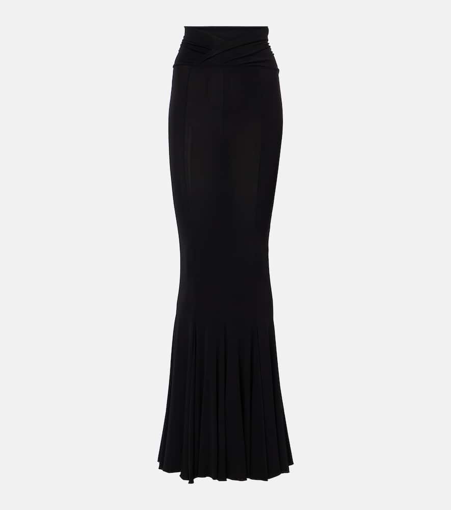 Jersey maxi skirt