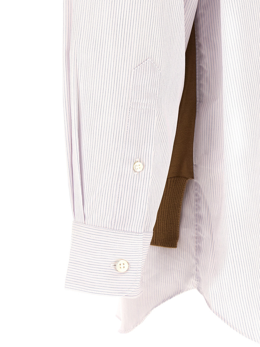 Multicolor Cardigan Insert Shirt