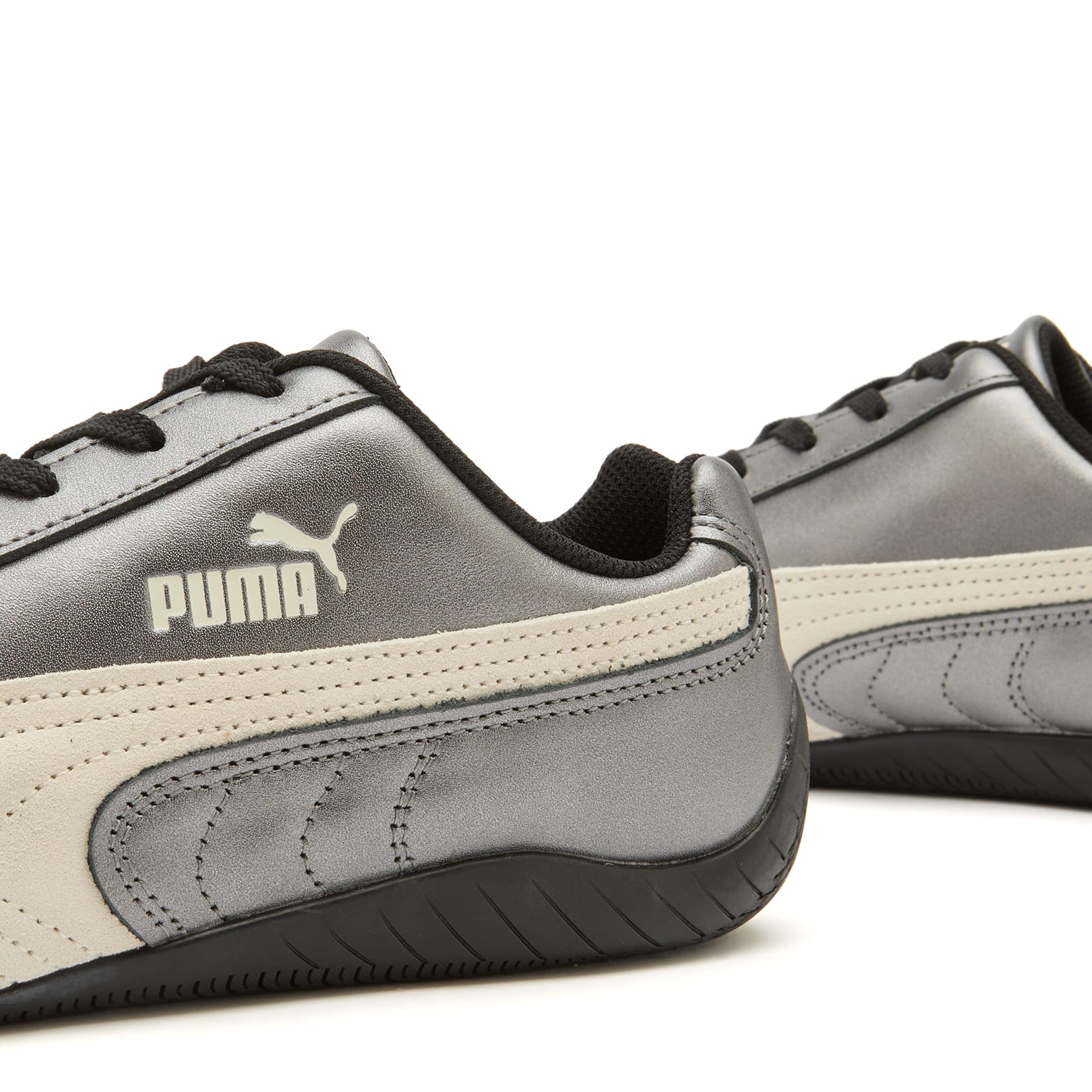 Speedcat Metallic Sneaker Black/Warm White