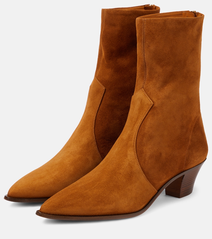 Brunswick suede ankle boots