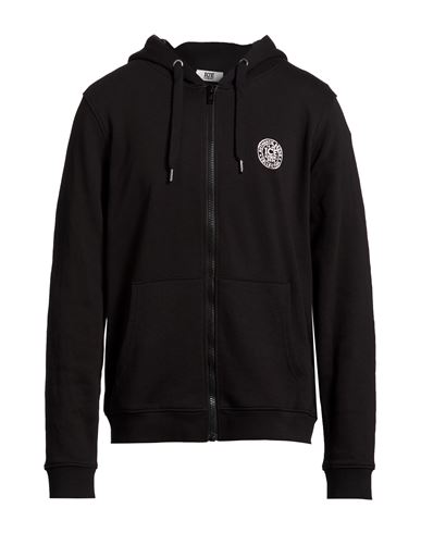 Man Sweatshirt Black Size XL Cotton