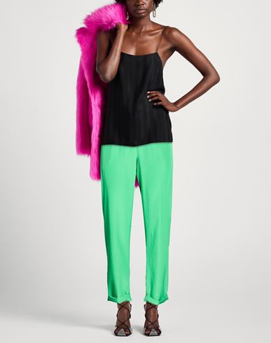 P. a.r. o.s. h. Woman Pants Green Size S Polyester