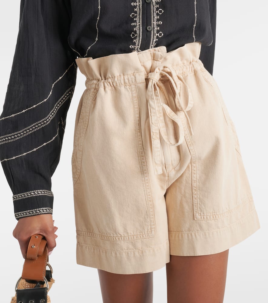 Ipolyte high-rise denim shorts