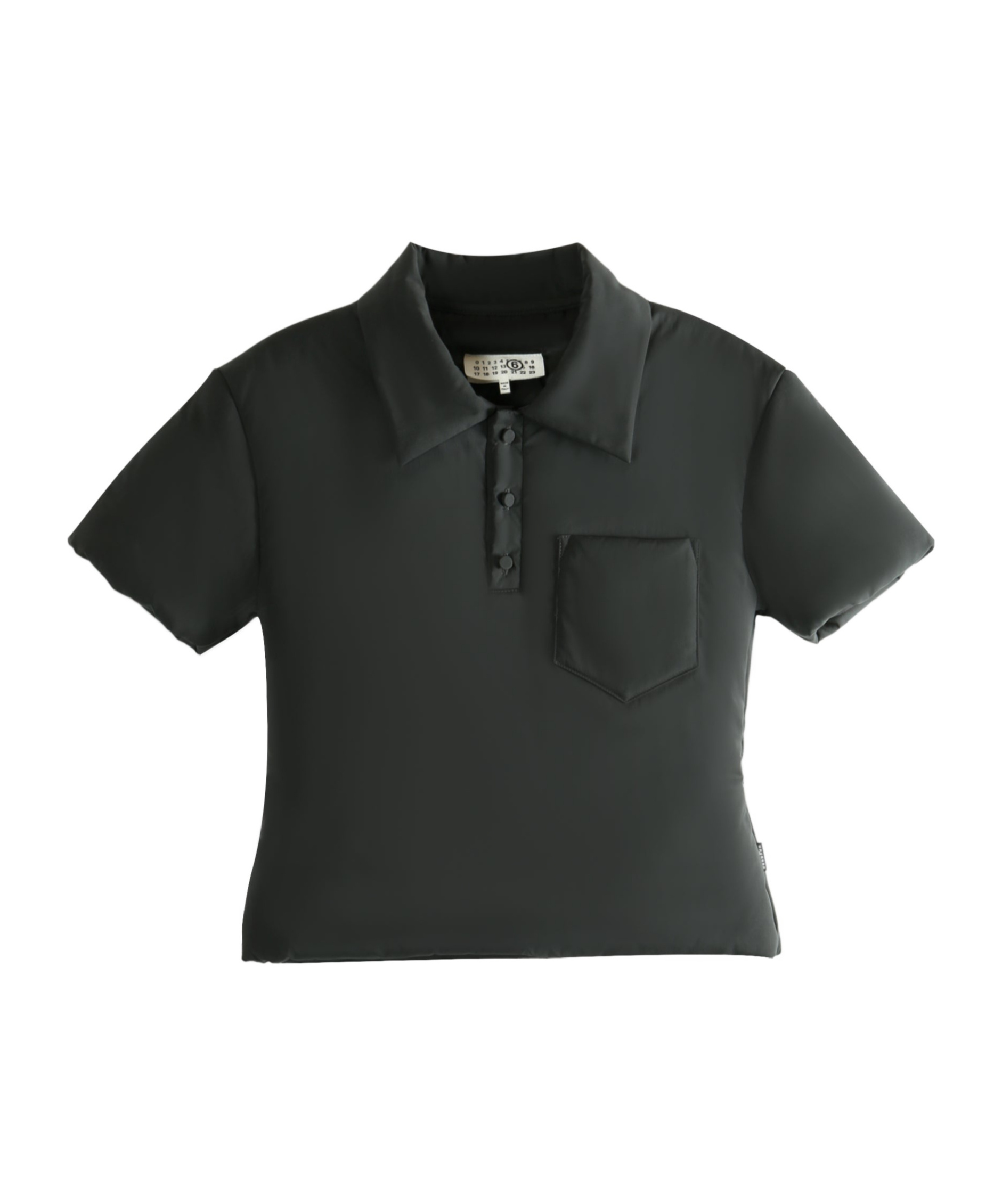 Padded polo shirt