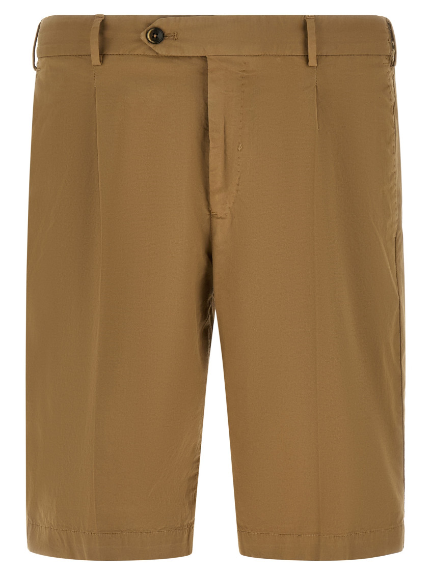 Stretch Cotton Bermuda Shorts