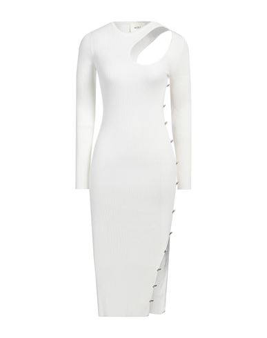 Woman Midi dress White Size ONESIZE Viscose, Polyester