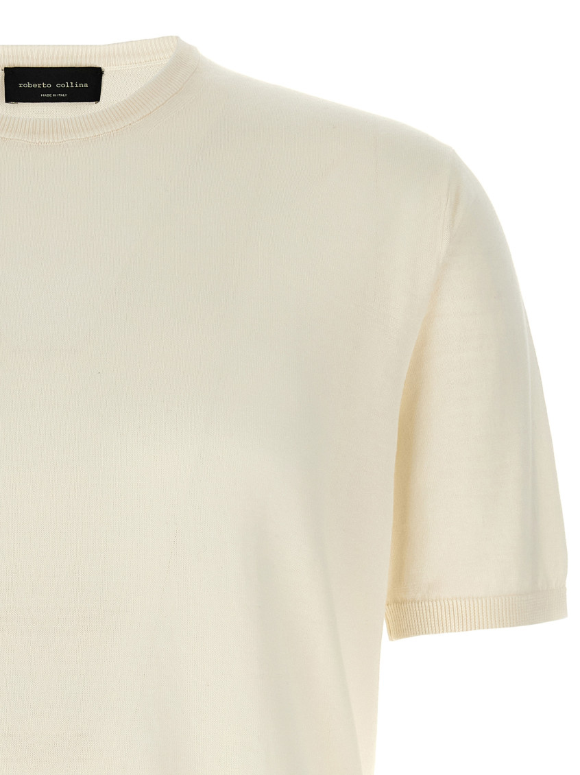 Beige Knitted T-shirt