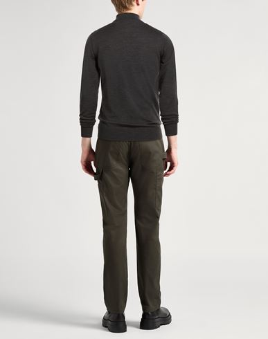 Man Sweater Charcoal Size 48 Virgin Wool