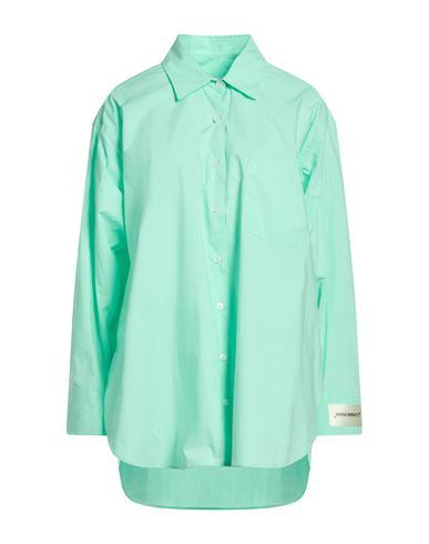 Woman Shirt Light green Size S Cotton