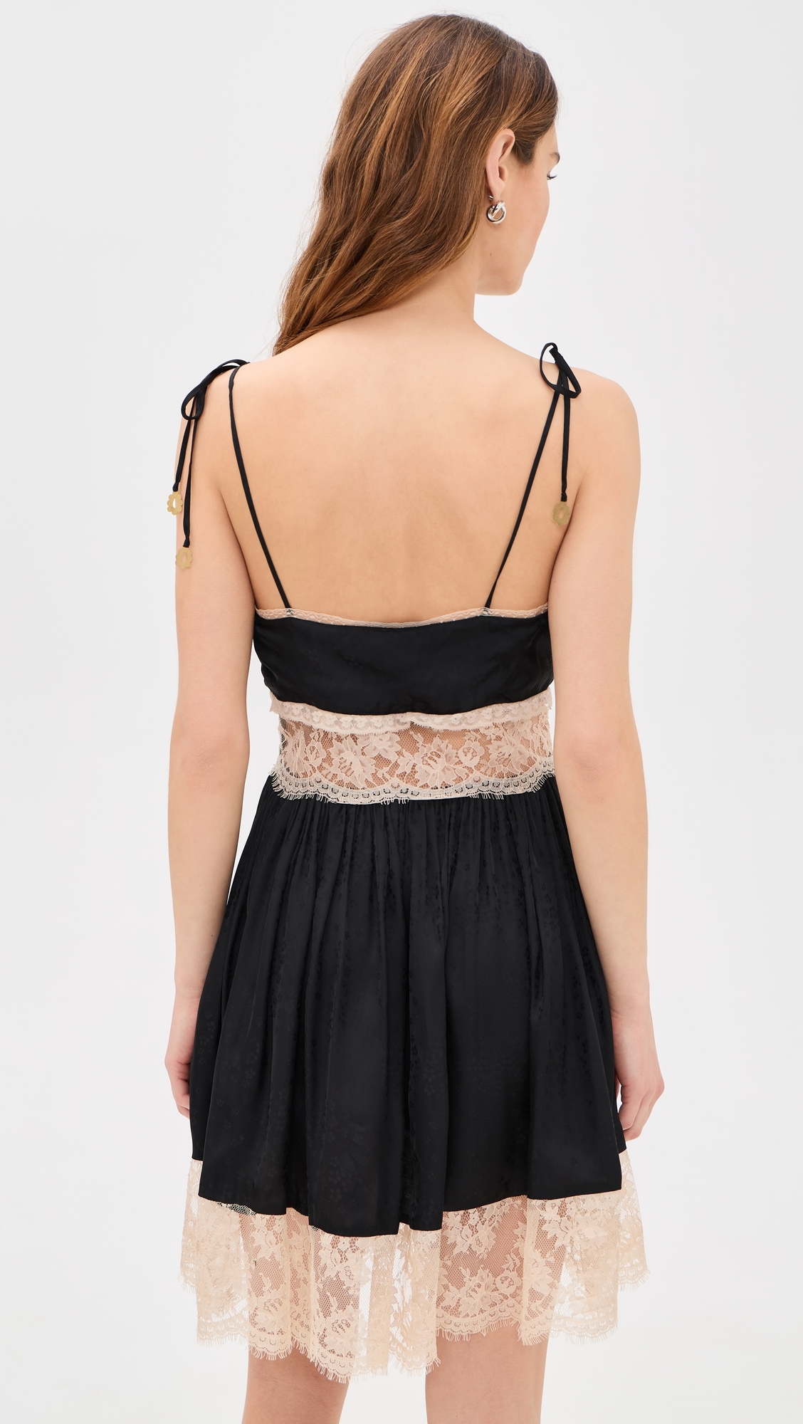 Ethel Solid Mini Dress Black