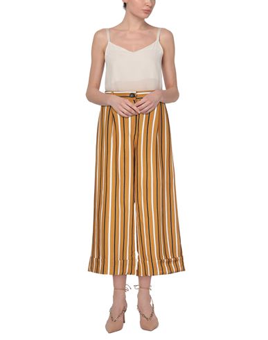 Woman Pants Camel Size 6 Viscose, Polyester, Metal