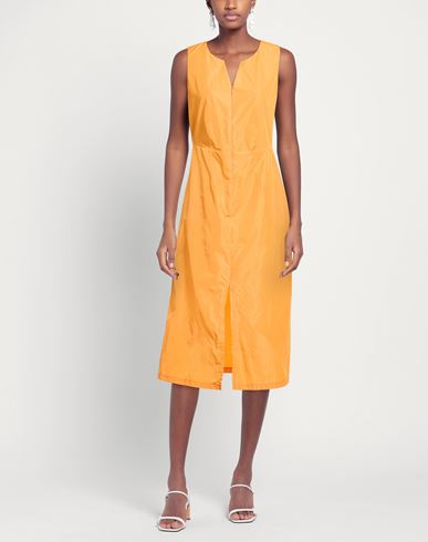 Woman Midi dress Marigold Size M Polyester