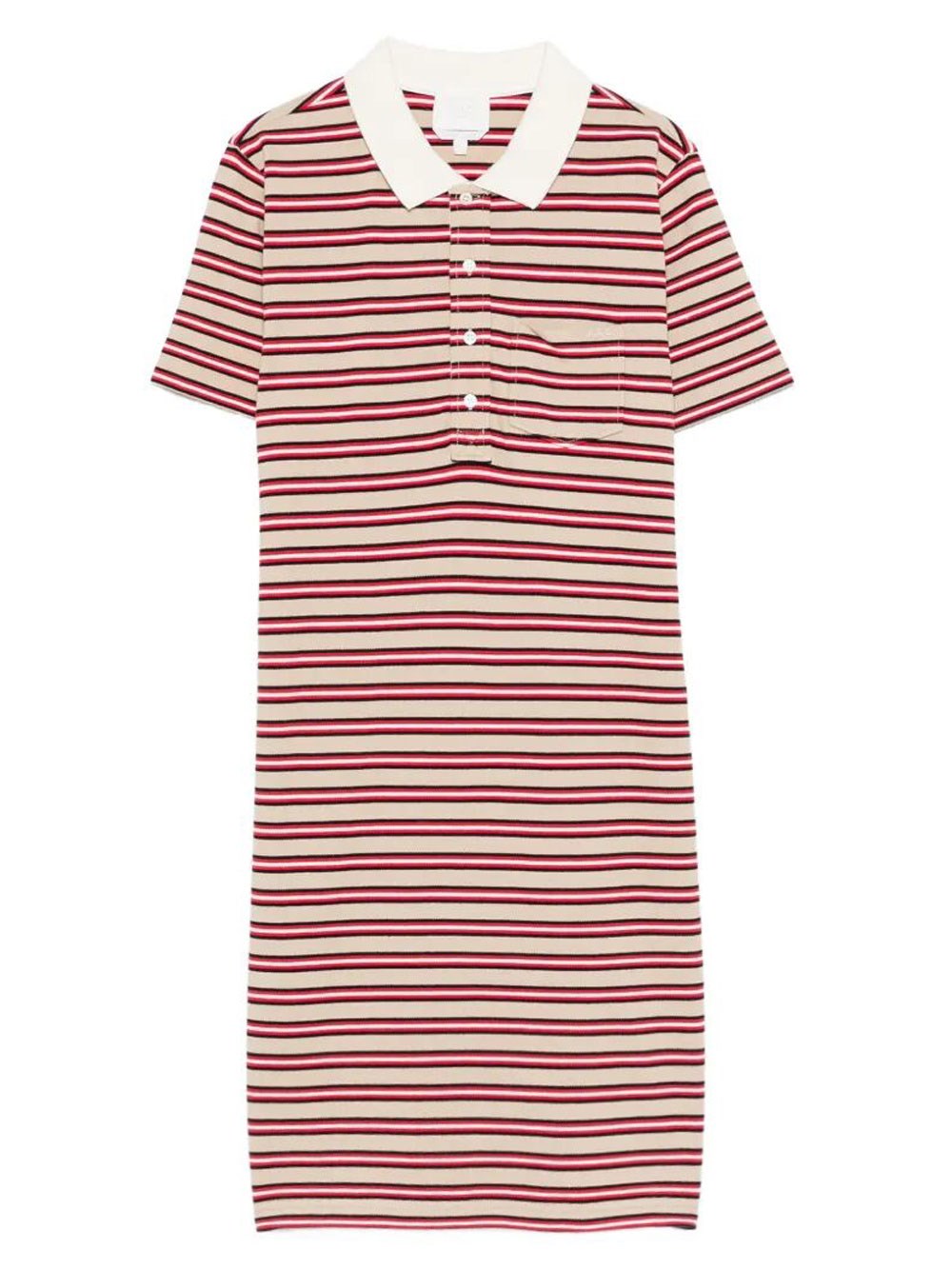 Raye Cotton Striped Polo Dress