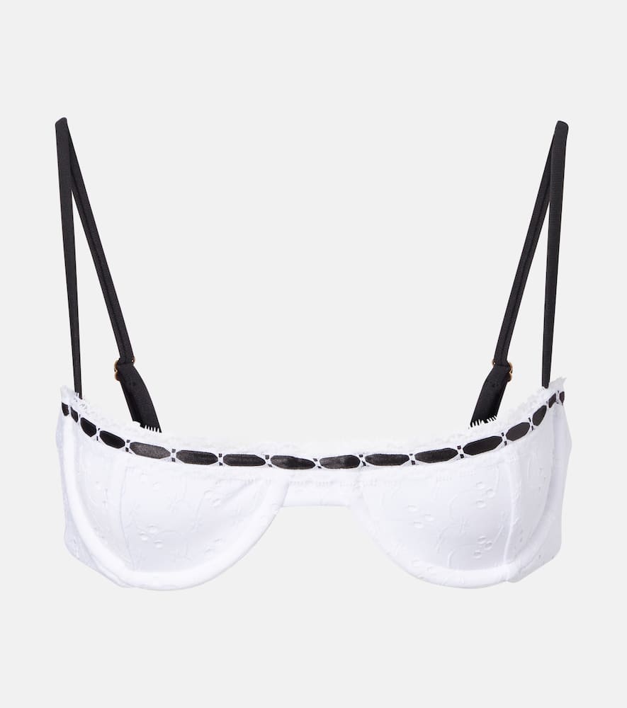 Broderie anglaise bikini top