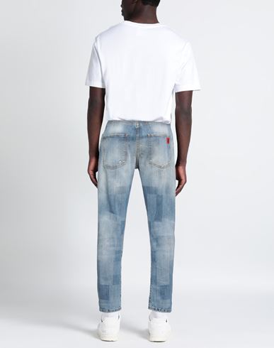 Patriòt Man Jeans Blue Size 33 Cotton, Elastane