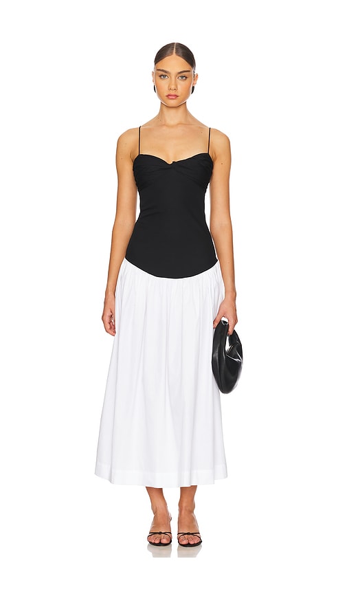 SWF x REVOLVE Drop Waist Dress in Black,White. - L also in