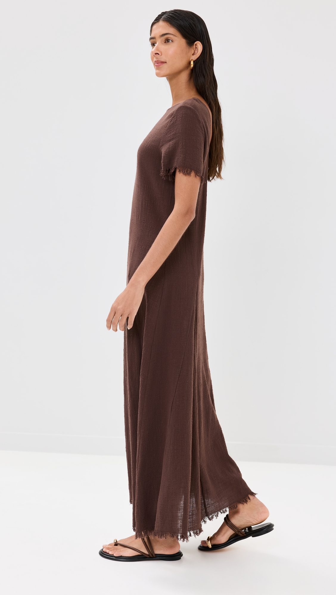 Le Havre Dress Dark Chocolate S