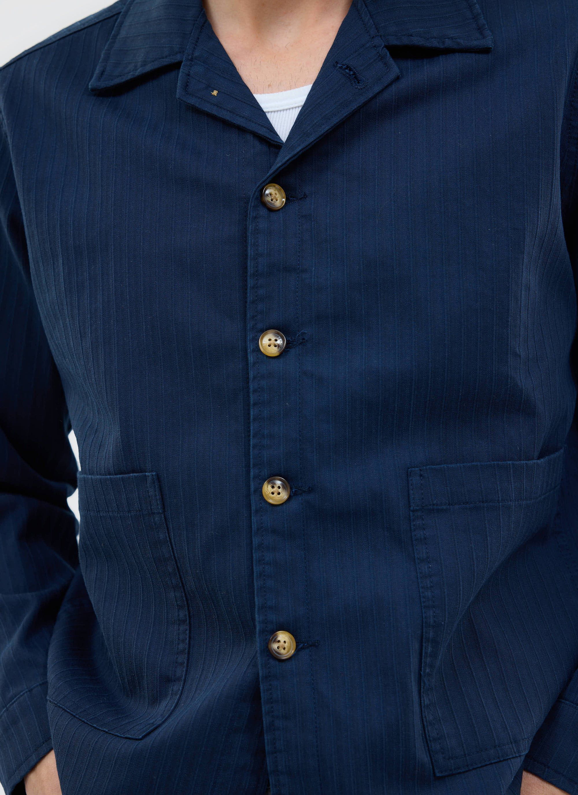 Rocco Overshirt Jacket Cotton Navy