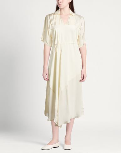Flirtatious Woman Maxi dress Beige Size 4 Rayon, Nylon, Elastane