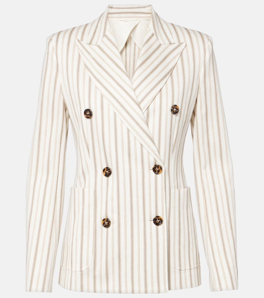 Pensile cotton and linen blazer