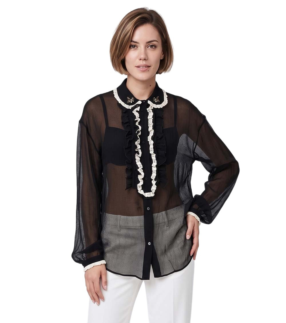 Silk Lace Shirt