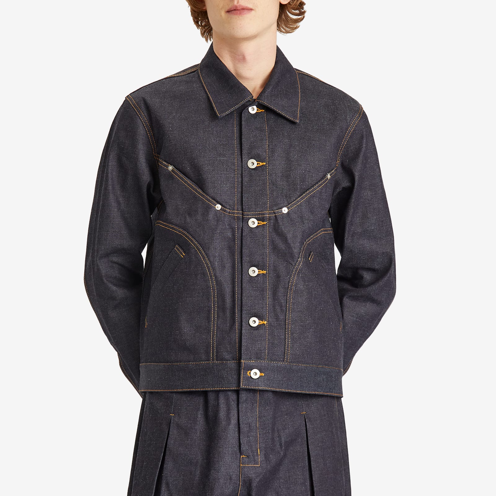Men's Jiji Jacket in Raw Denim