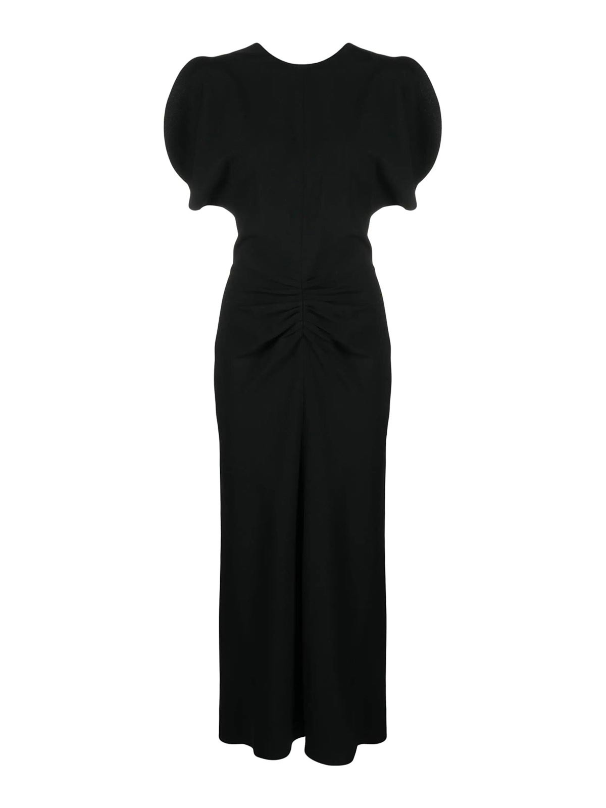 Gathered Waist Midi Dress