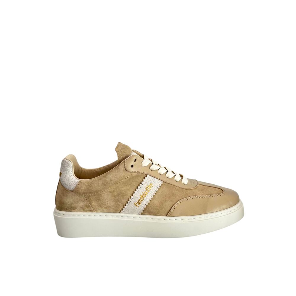 Pantofola D'Oro Beige Suede Men Men's Sneaker