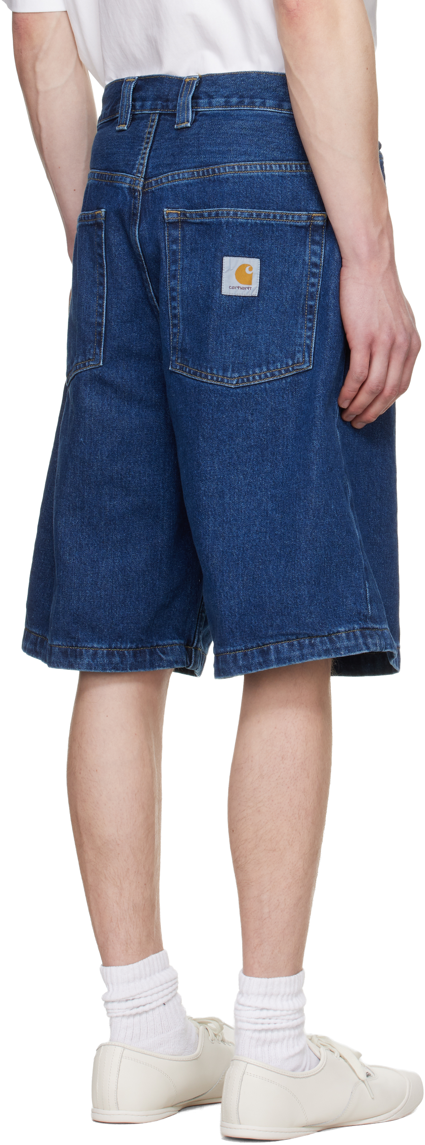Navy Brandon Denim Shorts