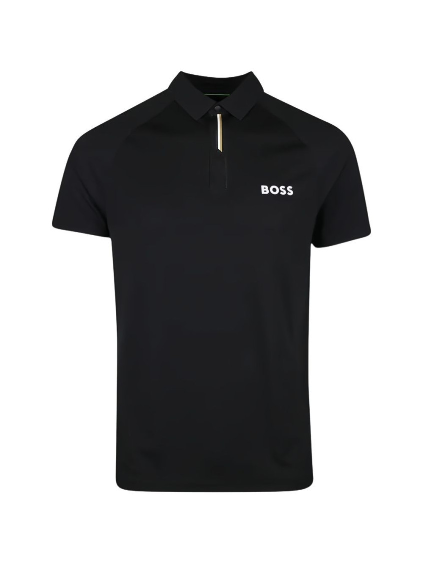 Boss - cotton polo shirt short sleeves collar