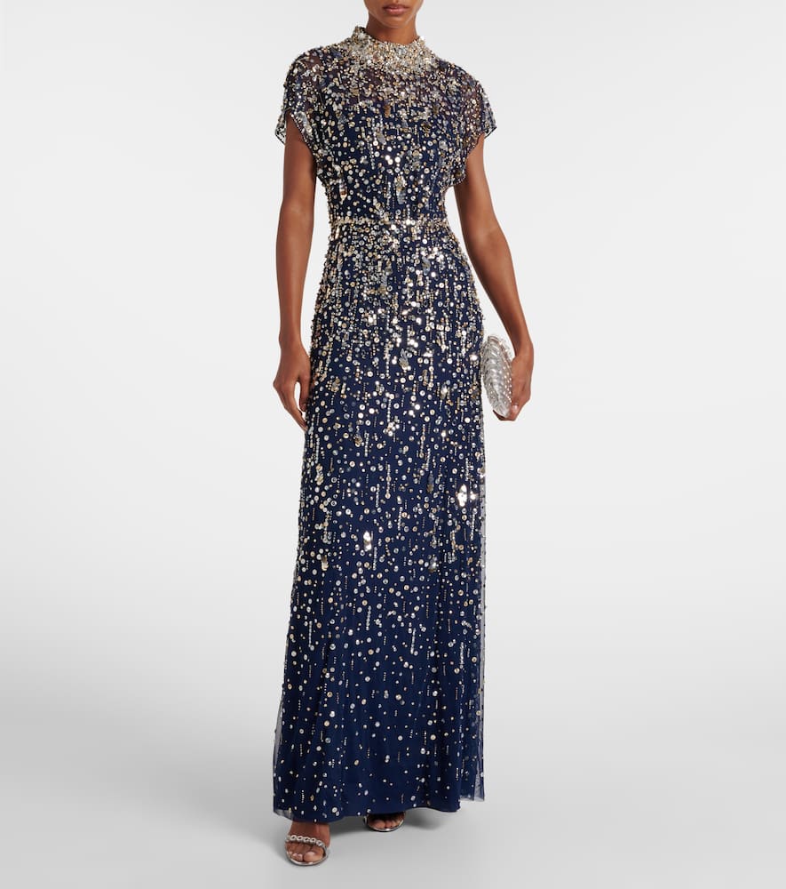 Sylvie embellished gown