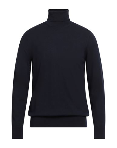 Man Turtleneck Midnight blue Size 46 Merino Wool