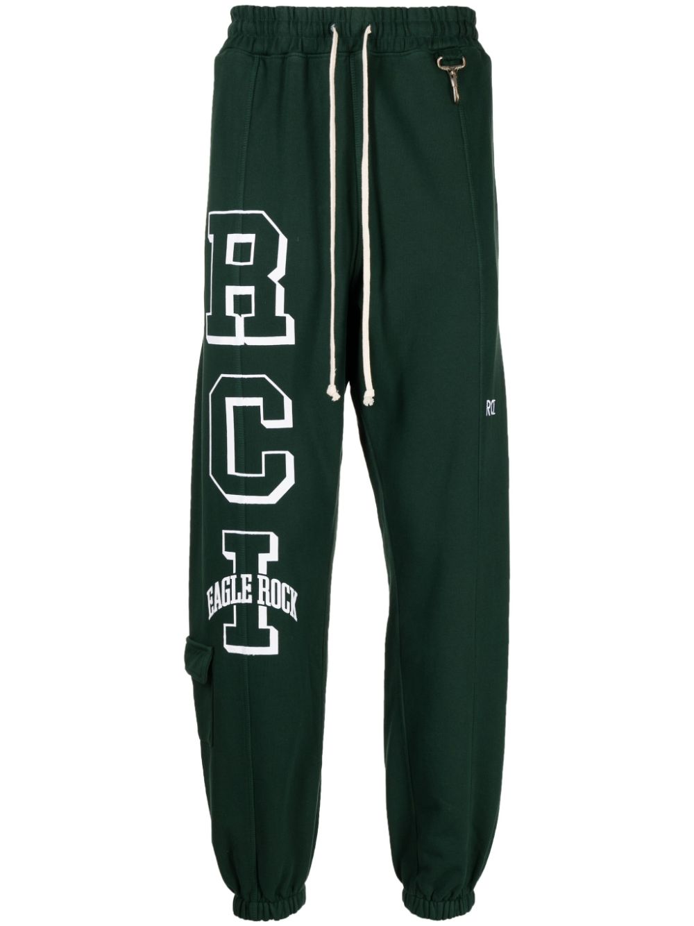 Eagle Rock logo-print track pants - Green