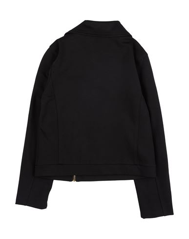 Kid Girl Jacket Black Size 12 Viscose, Polyamide, Elastane