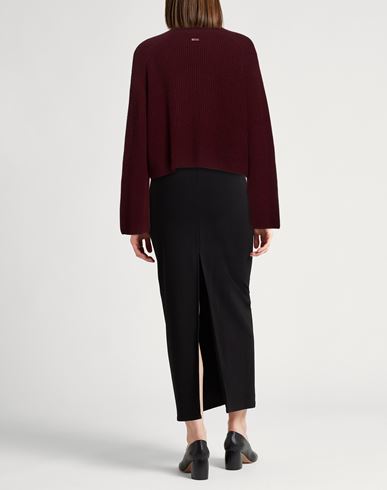 Woman Sweater Burgundy Size L Wool, Cashmere