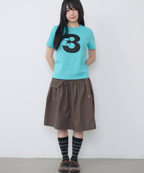 3 Logo Dot Slim Fit T-Shirt