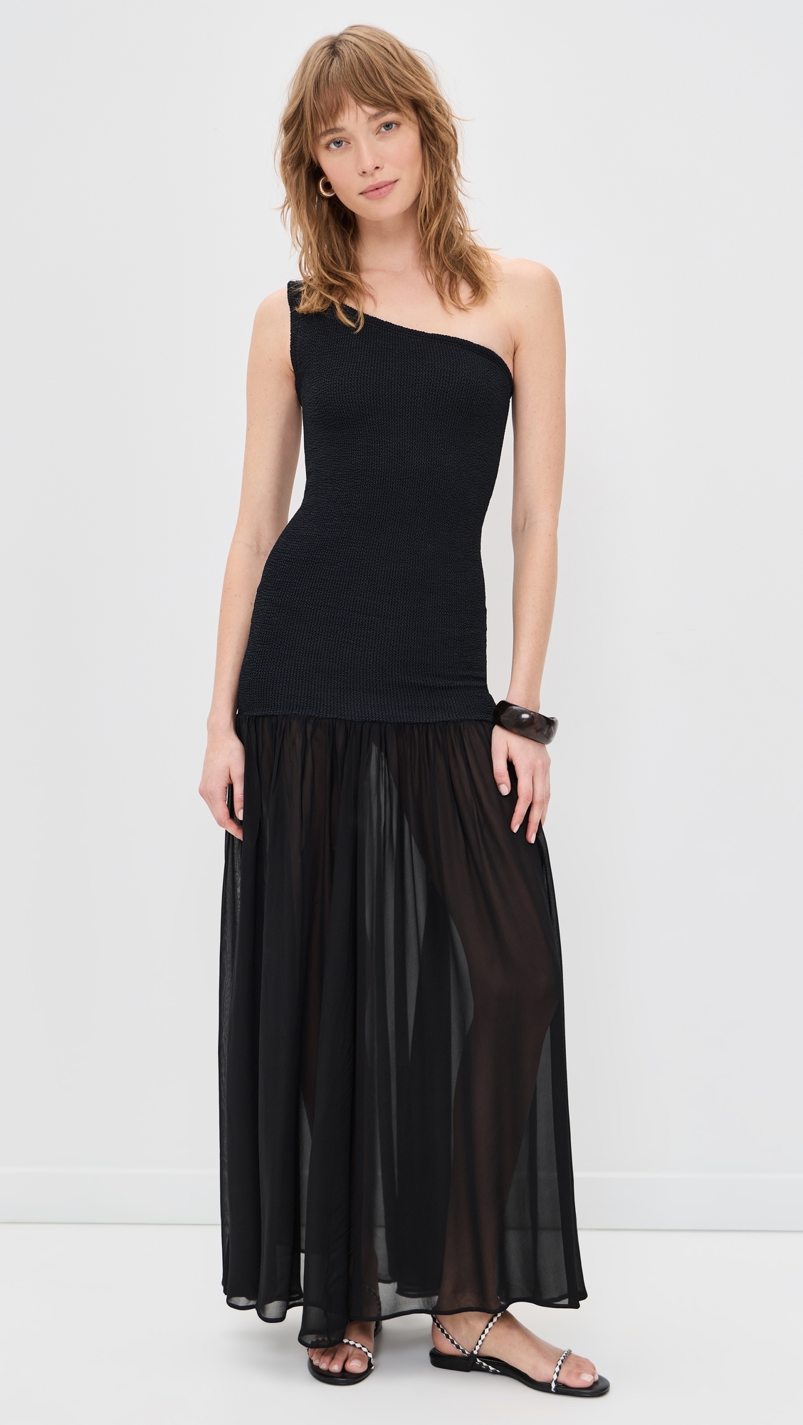 Nancy Hybrid Dress Black One Size