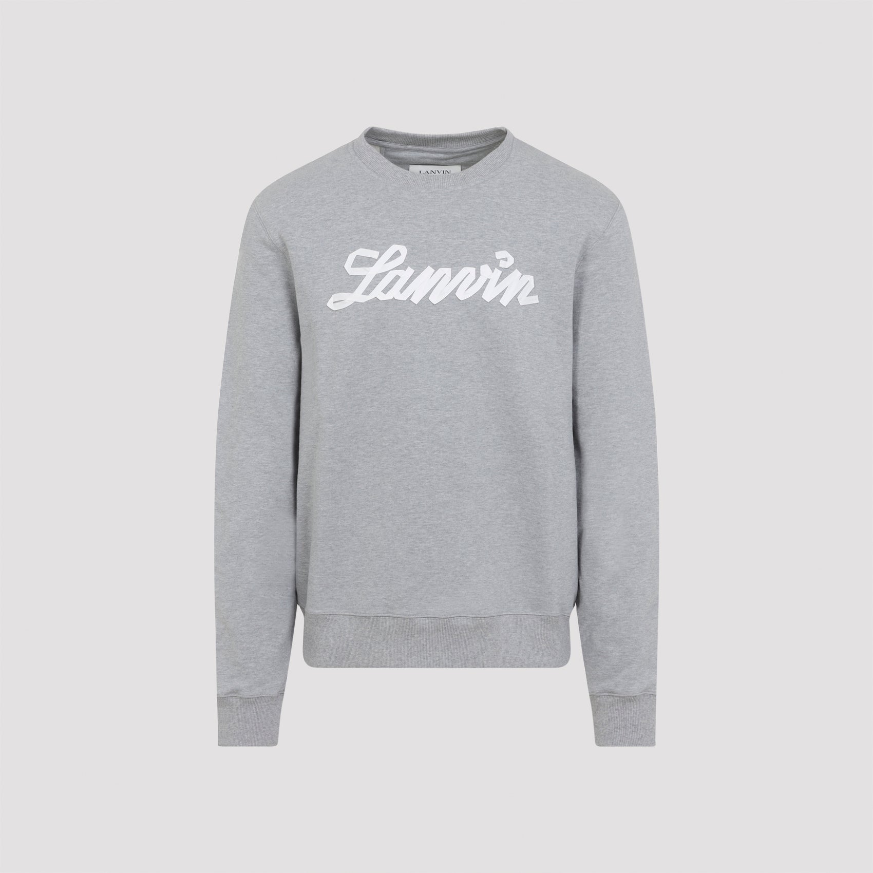 Ribbon Sweatshirt in Heathered Fleece
