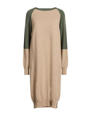 Woman Midi dress Beige Size 10 Cashmere